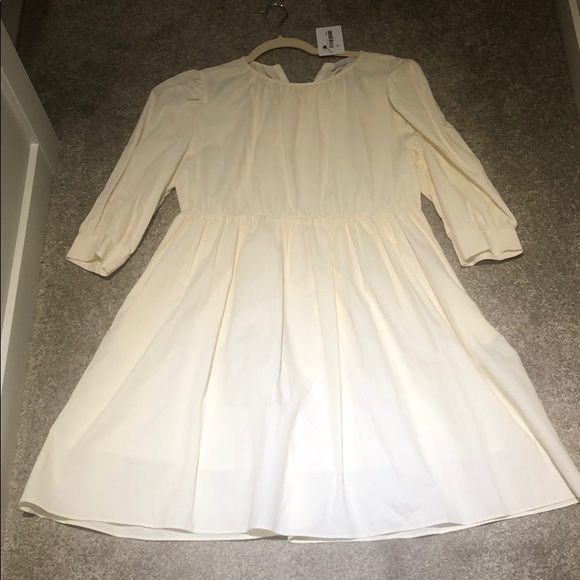 Cream smock dress - Picture 1 of 3